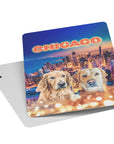 'Doggos of Chicago' Naipes personalizados para 2 mascotas