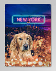 Manta personalizada para mascotas 'Doggos of New York'