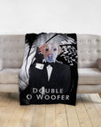 Manta personalizada para mascotas 'Double O Woofer'