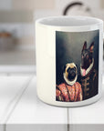 Taza personalizada 2 mascotas 'Duque y Archiduquesa'