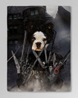 Manta personalizada para mascotas 'Edward Scissorpaws'