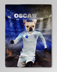 Manta personalizada para mascotas 'England Doggos Soccer'