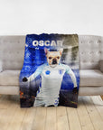Manta personalizada para mascotas 'England Doggos Soccer'