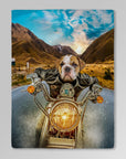 Manta personalizada para mascotas 'Harley Wooferson'