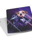 Naipes personalizados para mascotas 'Hawkeye Doggo'