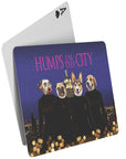 'Humps in the City' Naipes personalizados para 4 mascotas