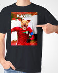 Camiseta personalizada para mascotas 'Iran Doggos Soccer'