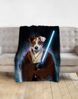 Manta personalizada para mascotas 'Doggo-Jedi'