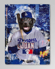 Manta personalizada para mascotas 'Los Angeles Doggers'