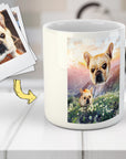Taza personalizada 'Majestic Mountain Valley'