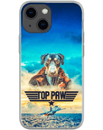 Funda para teléfono personalizada 'Top Paw'