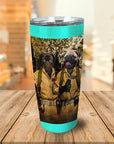 Vaso personalizado para 2 mascotas 'Dog Busters'