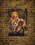 Póster Personalizado para 2 mascotas 'Chewdogga & Dogg-E-Wok'