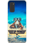 Funda para teléfono personalizada 'Top Paw'