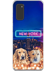 Funda personalizada para teléfono con 2 mascotas 'Doggos of New York'