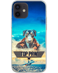 Funda para teléfono personalizada 'Top Paw'