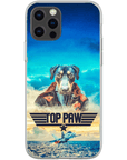 Funda para teléfono personalizada 'Top Paw'