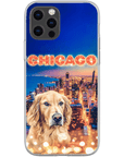 Funda para teléfono personalizada 'Doggos Of Chicago'