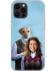 Funda para teléfono personalizada 'Step Doggo & Human (hembra)'