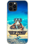 Funda para teléfono personalizada 'Top Paw'