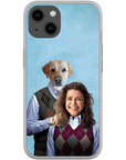 Funda para teléfono personalizada 'Step Doggo & Human (hembra)'