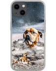 Funda para teléfono personalizada 'Majestic Snowy Mountain'