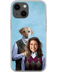 Funda para teléfono personalizada 'Step Doggo & Human (hembra)'