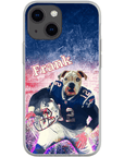 Funda personalizada para teléfono con perro 'New England Doggos'