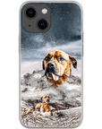Funda para teléfono personalizada 'Majestic Snowy Mountain'