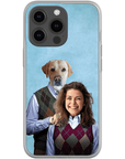 Funda para teléfono personalizada 'Step Doggo & Human (hembra)'