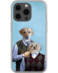 'Step-Doggos' Funda personalizada para teléfono con 2 perros
