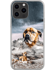 Funda para teléfono personalizada 'Majestic Snowy Mountain'