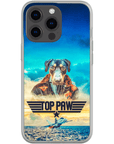 Funda para teléfono personalizada 'Top Paw'
