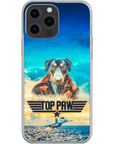 Funda para teléfono personalizada 'Top Paw'