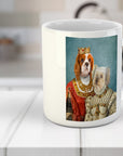 Taza Personalizada 2 Mascotas 'Reina y Princesa'