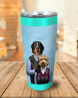 Vaso personalizado para 2 mascotas Step Doggo & Doggette