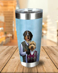 Vaso personalizado para 2 mascotas Step Doggo & Doggette