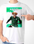 Camiseta personalizada para mascotas 'Arabia Saudita Doggos Soccer'