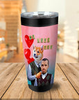 Vaso personalizado de San Valentín humano y Doggo paso a paso