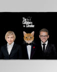 Manta personalizada 'Los Catfathers y Catmother'