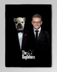Manta personalizada para mascotas/humanos 'The Dogfathers'