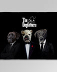 Manta personalizada para 3 mascotas 'The Dogfathers'