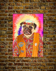 Póster Perro personalizado 'The Hippie (Hembra)'