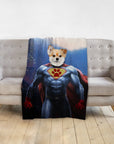 Manta personalizada para mascotas 'El Superperro'