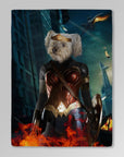 Manta personalizada para mascotas 'Wonder Doggette'