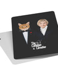 'The Catfather & Catmother' Naipes personalizados para 2 mascotas