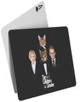 'The Catfathers & Catmother' Naipes personalizados para 4 mascotas