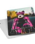 Naipes personalizados para mascotas 'La Ciclista'