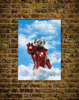 Póster Perro personalizado 'The Iron Doggo'