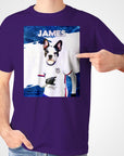 Camiseta personalizada para mascotas 'USA Doggos Soccer'